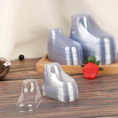 20Pcs Clear Plastic Baby Feet Display Baby Booties Shoes Socks Showcase