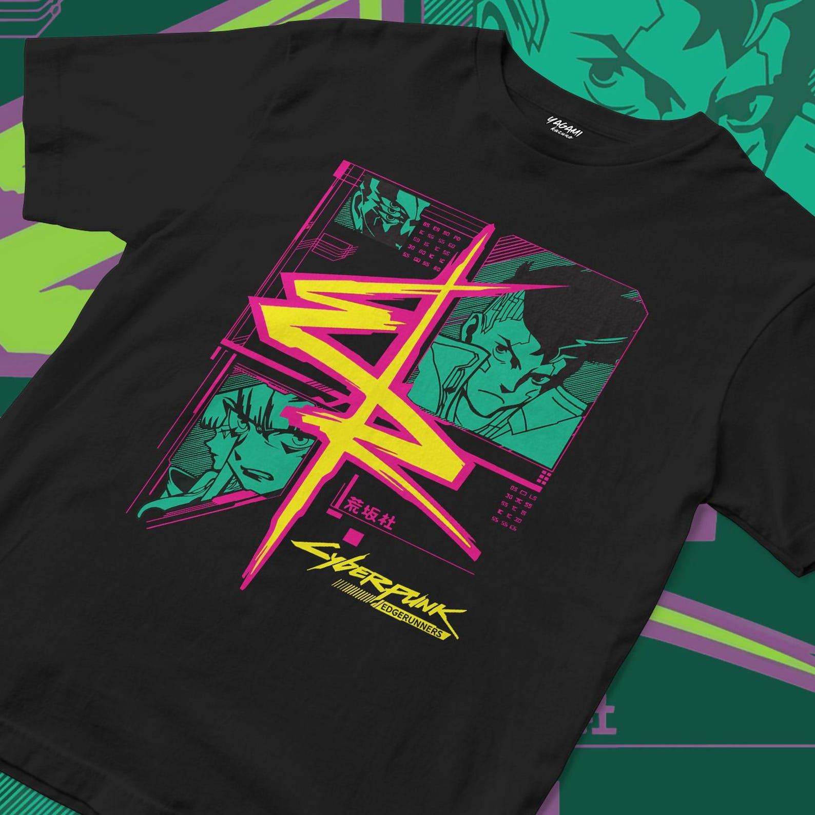 Neon Cyber Runner | Unisex Jersey Streetwear Tee S
