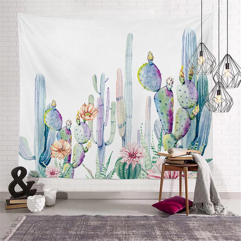 Flamingo Decorative Tapestry: Summer Series Landscape Wall Hanging
