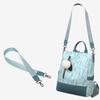 Yogodlns New Priniting Floral Backpack For Women Fashion Hairball Rucksack Large Capacity Student Bookbags Casual Travel Bag