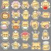 50 Butterbear Stickers Cartoon Cute Stickers