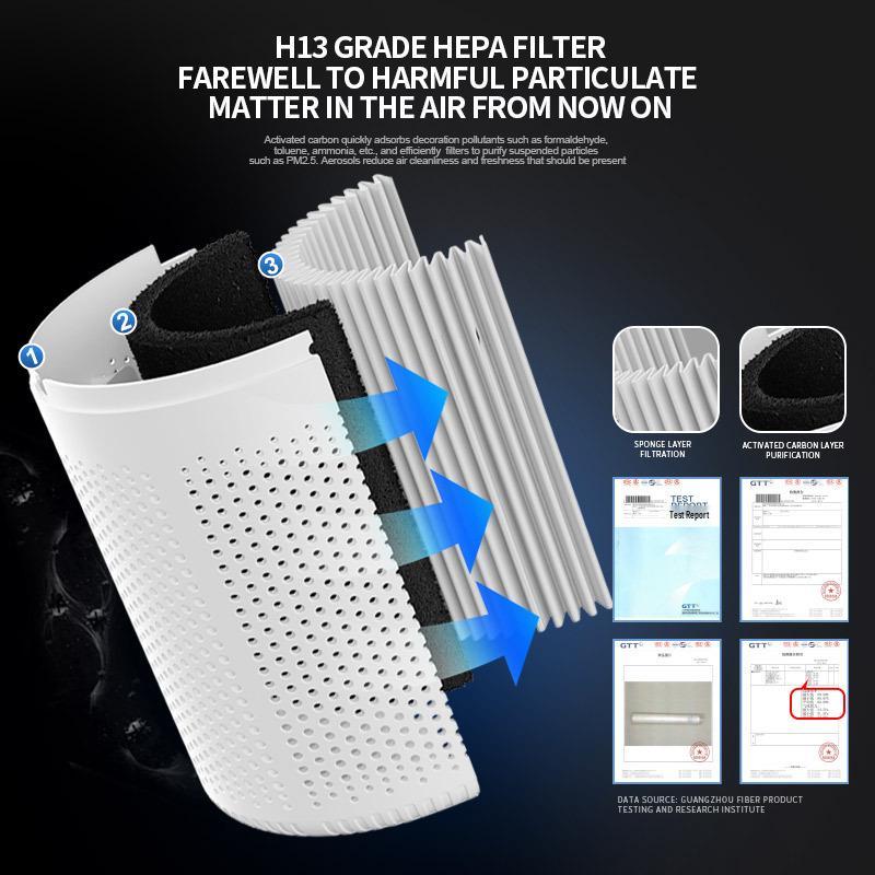 Custom Air Purifier for Home & Car: Formaldehyde Removal & Negative Ion Technology