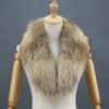 Women Real Fox Racoon Fur Long Scarf /raccoon Fur