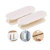 Door Handle - AIMOONSA - Adhesive Handle - Pack of 2 - White ABS - No Drilling