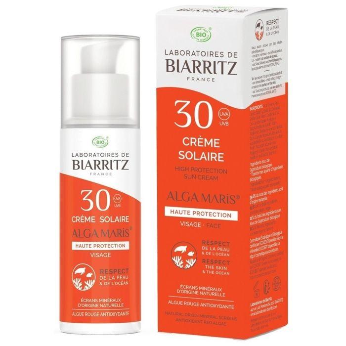 Crème Solaire - Laboratoires de Biarritz - Algamaris - SPF30 - 50ml - Waterproof - Bio
