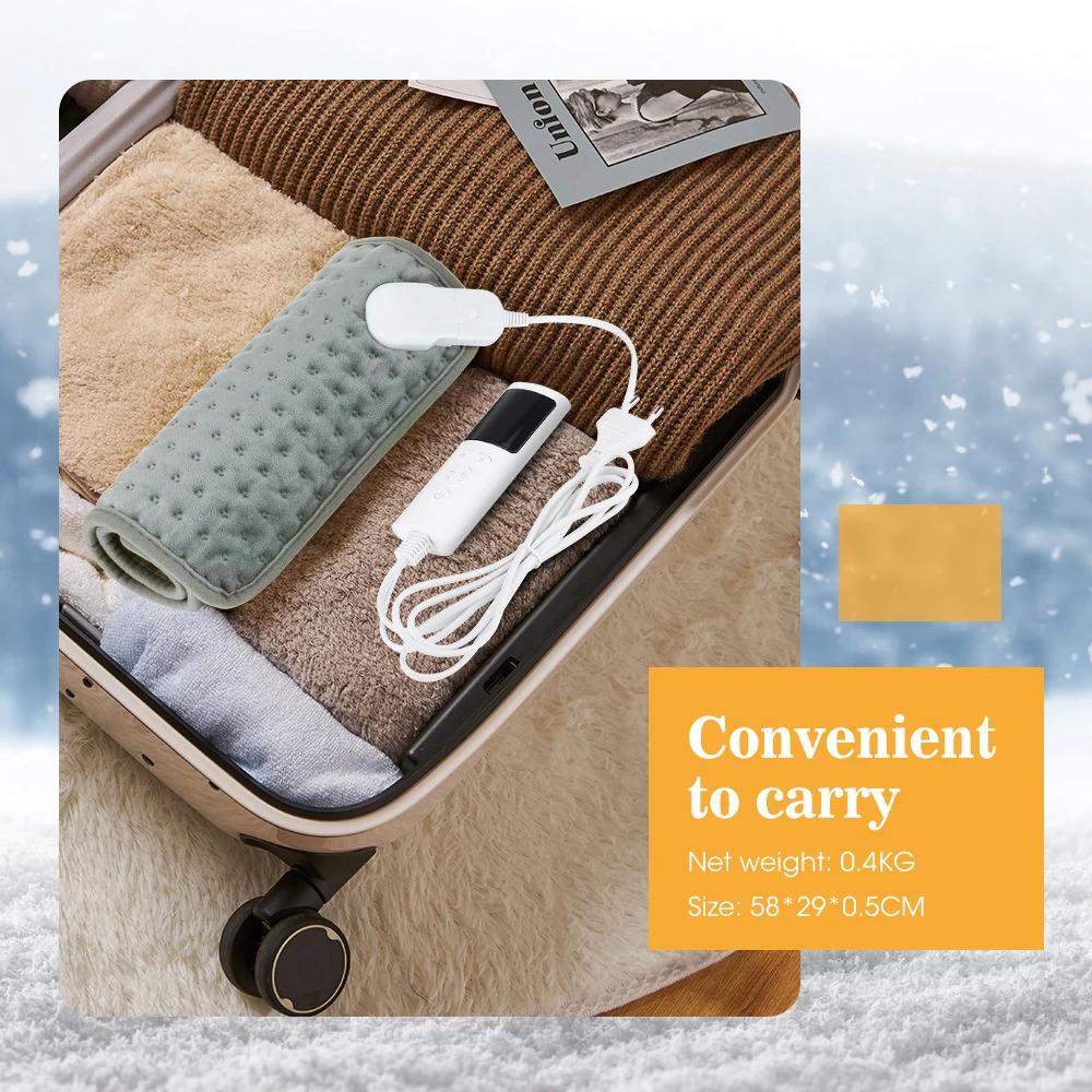 30x60cm Electric Heating Blanket Multifunctional Hot Compress Pad Winter Warm-up Graphene Mat USB Charging Thermal Blanket