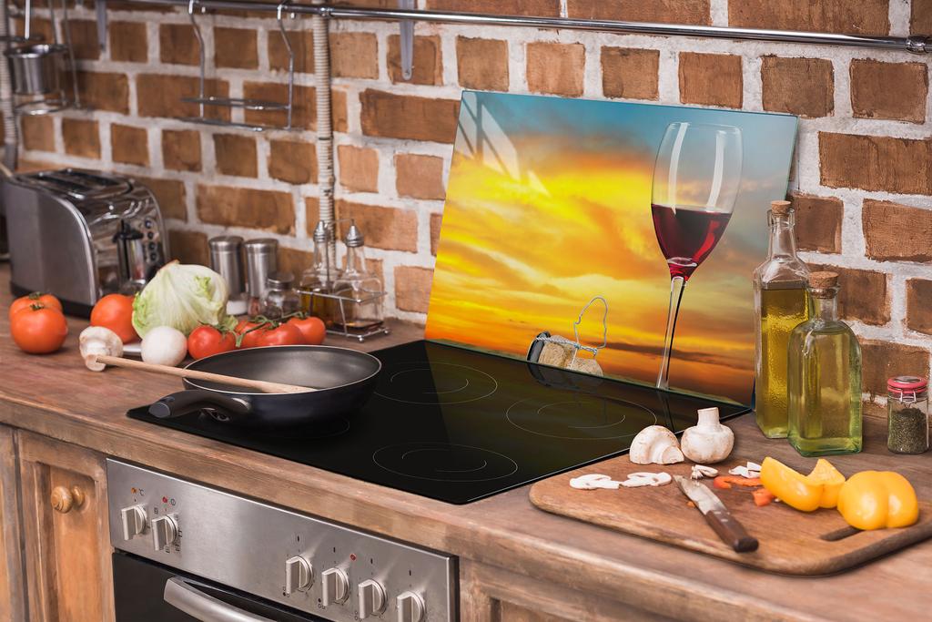 SZKLANA DESKA DO KROJENIA 52x30 WINO