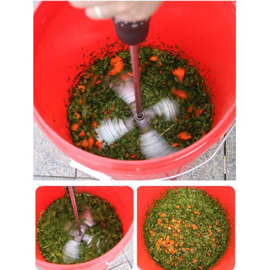 Lama tocător de iarbă pentru fermă de uz casnic, diametru reglabil, lamă de înlocuire ascuțită din oțel inoxidabil pentru tocarea ierbii de legume pentru furaje animale