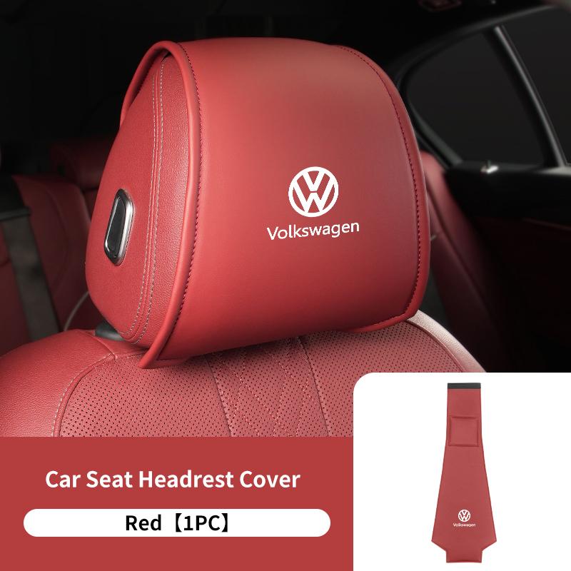 Car Seat Headrest Protective Cover Anti Scratch Interior Accessory For Volkswagen VW Polo Jetta Sagitar Magotan Passat B5 B6 B7 Zj0