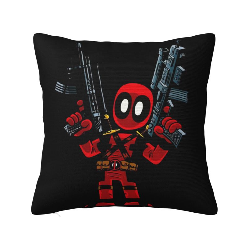 Пользовательские наволочки на подушки с мультяшным героем Дэдпулом, скандинавские наволочки, бархатные наволочки 12x12Inch