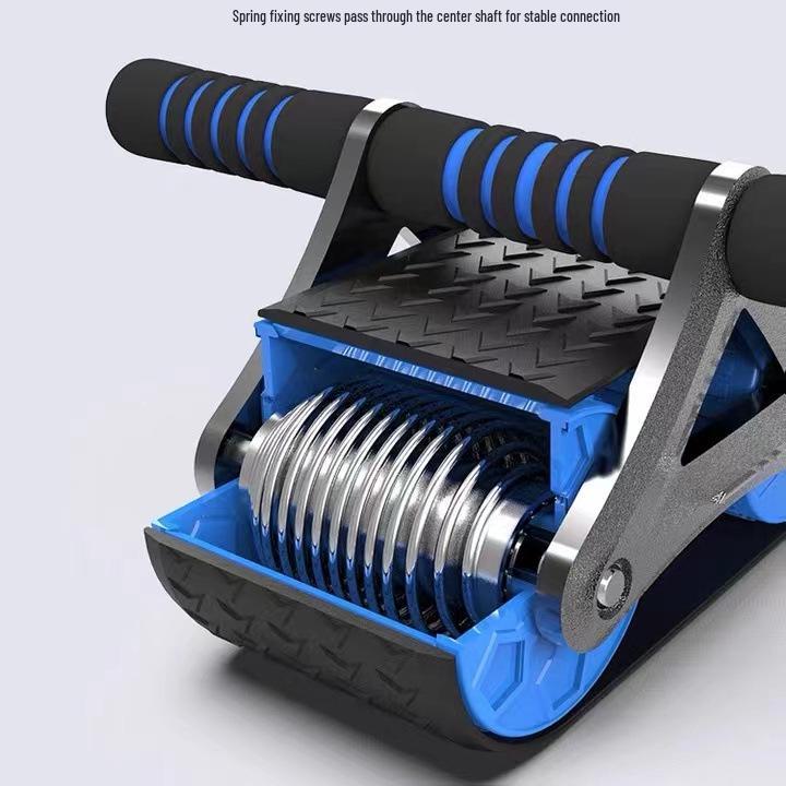 Auto Rebound Ab Wheel Roller: Home Fitness Equipment for Abdominal Toning