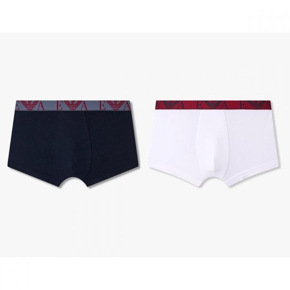 Emporio Armani Men S Big Eagle Logo Banded Cotton drawerS Set 2pc  0815312303 0815312305 M(100)