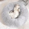 Round Plush Cat & Dog Bed – All-Season Warmth, Multi-Size Options for Small & Medium Pets
