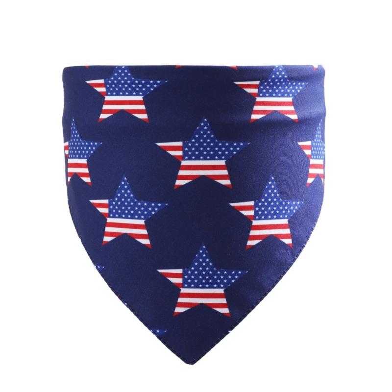 Dog Cats Neckerchief Collar Scarf Saliva Towel Pet Julycostume Accessories Dog Bandanas Soft Triangular Bibs