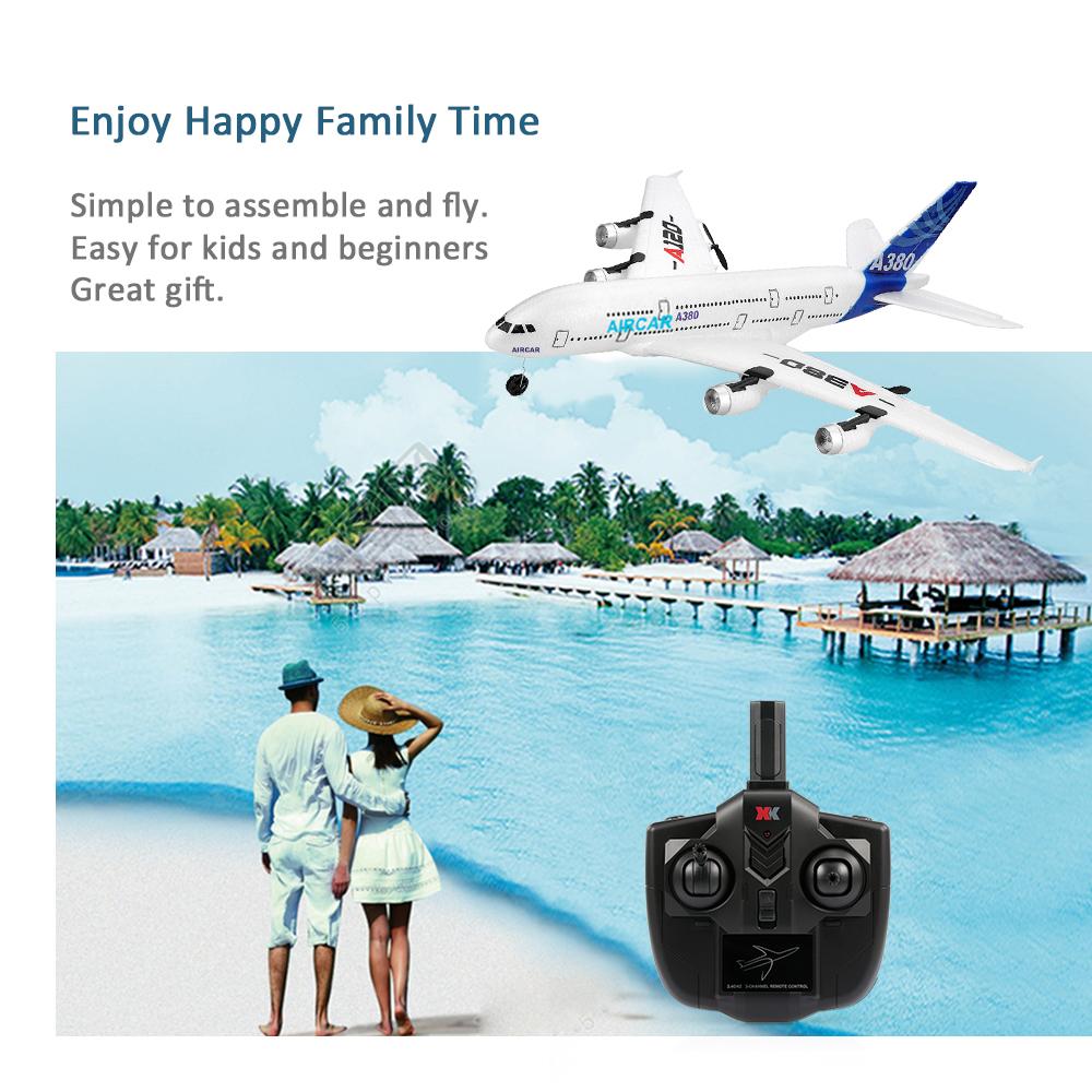 XK A120 Aircar 80 Model Plane 3CH EPP 2.4G Remote Control Airplane Fixed-wing RTF