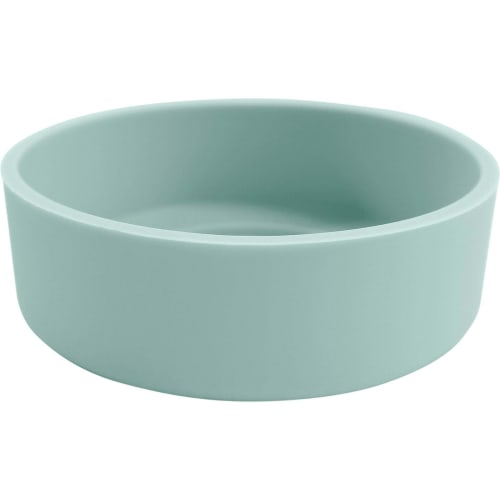 Okato Silicone Water Bottle Cover, Bottom Cover, Medium, Scratch and Sound Resistant, Fits 7.3-7.7cm Water Bottles, Blue, 7.5cm Wide x 2cm High x 7.5c