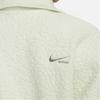 Nike Sportos egyszínű félcipzáras galléros rövid alkalmi hosszú ujjú pulóver női felső világoszöld FB8786-020
