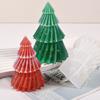 Soft Soap Mould Diagonal Striped Christmas Tree Candle Mold Creative   Resin