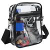 Clr Messenger Bag Stadium Approved Transparent PVC Shoulder Bag for Work Business