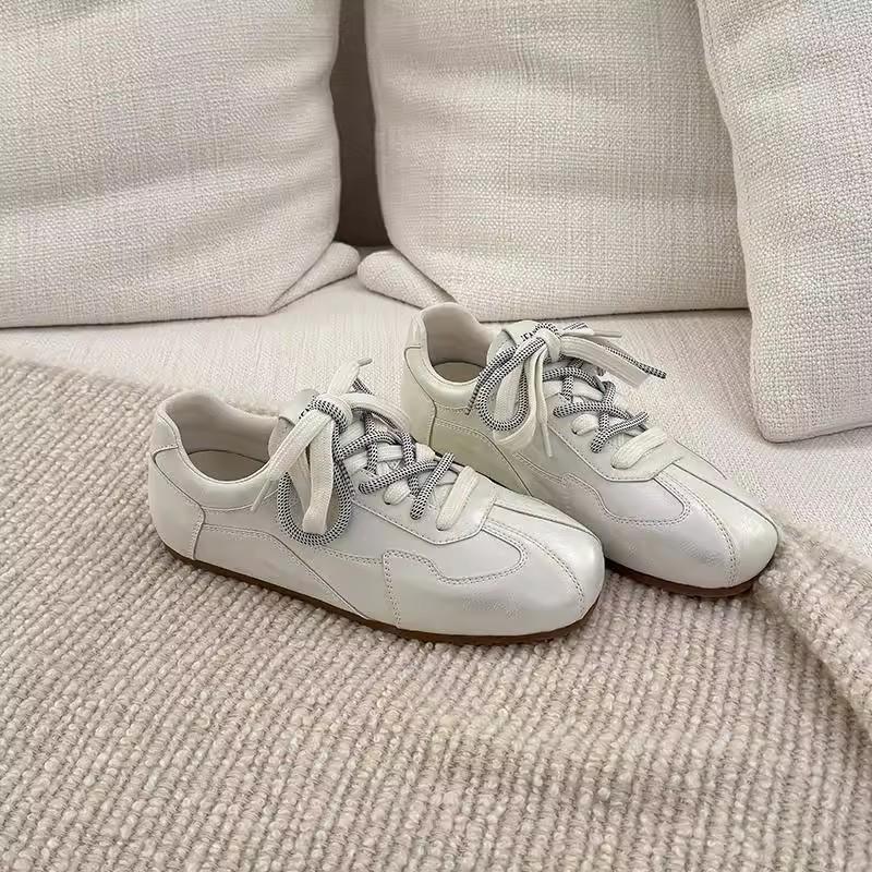 College Style Color Matching Versatile Moral Training Shoes Women's Autumn 2025 New Soft-soled Sports and Leisure Forrest Gump Shoes Ins Tide