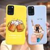 For Samsung Galaxy A51 A71 Case A515F A715F Cute Fashion Cartoon Painted Phone Case For Samsung A51 A 31 41 71 Soft Cover Bumper
