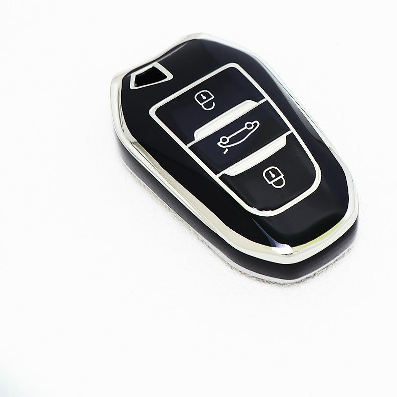 

TPU Shell Keyless for Peugeot 308 508 2008 407 5008 301 207 208 3008 206 for Citroen C3 C4 C5 Berlingo Remote Car Key Case Cover