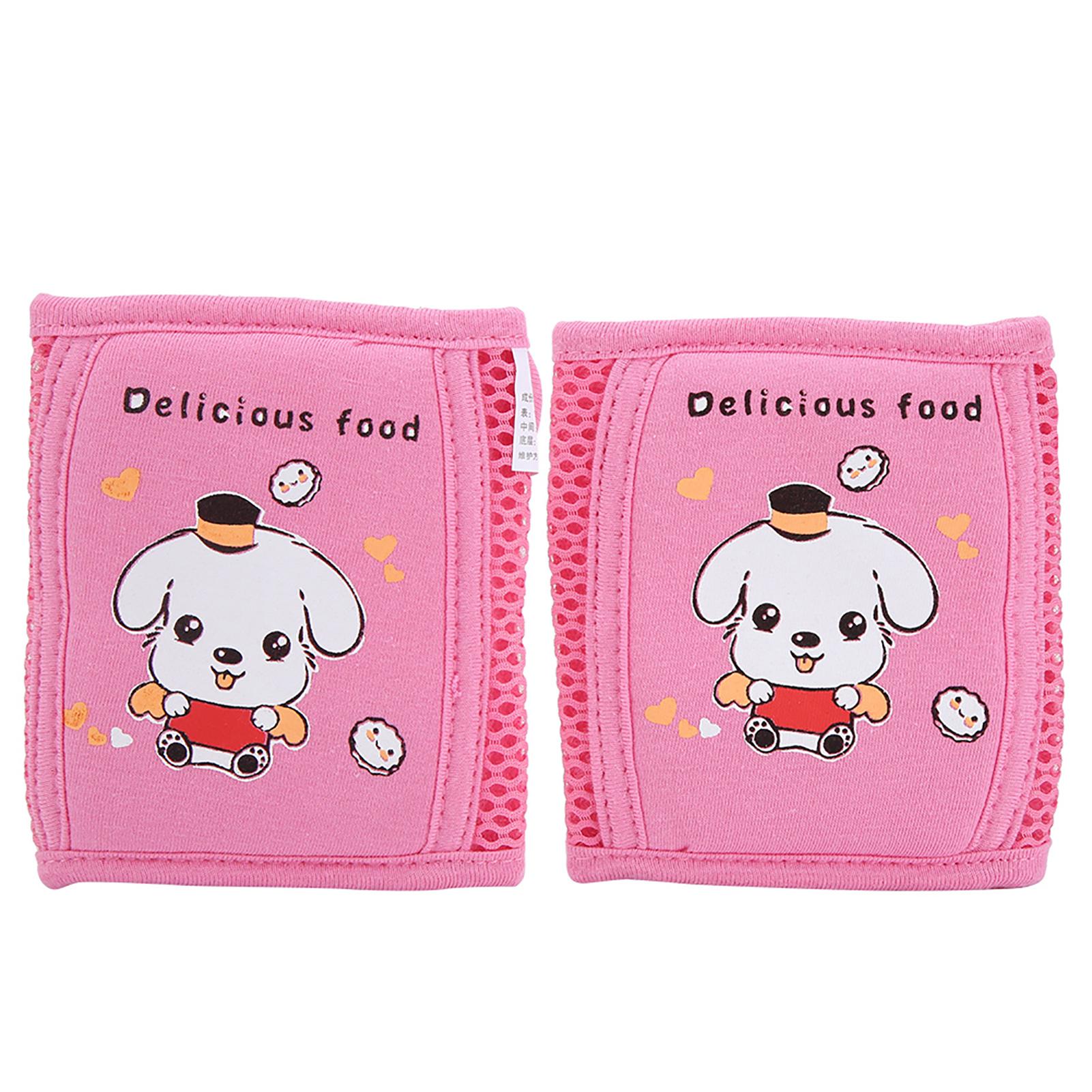 

Baby Toddler Adjustable Knee Pads Safety Protector Leg Soft Knee Pads for SummerYellow Sheep