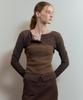 Leumeme Vrit Tie Bustier Darkbeige