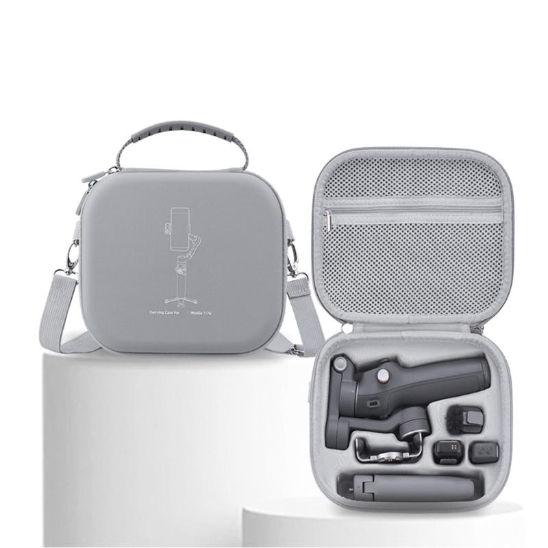 Protective Carrying Case for Mobile 7/7P Handheld Stabilizers with Soft Lining and Mesh Pocket for Accessories