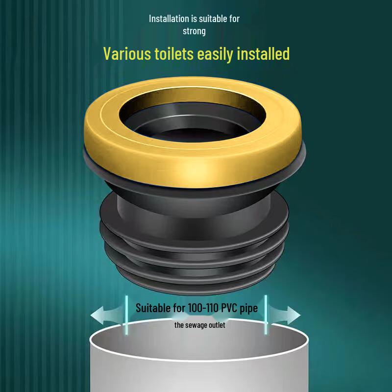 Heightened Anti-Odor Rubber Toilet Flange Ring