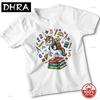 Süßes Einhorn ABC Zählen Lernen Bildung Mädchen Kinder T-Shirt Zurück zur Schule Chill Urban Tops Shirt Streetwear Street Fashion