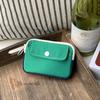 Fashion Solid Color Coin Purse Mini Lightweight Headphone Bag Canvas Cash Wallet Women