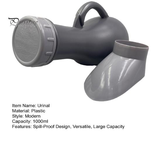 1000ml Urine Bottles Male Female Unisex Design Spill-Proof Pee Bottle Men Women Kids Portable Bed Pan Car Travel Toilet