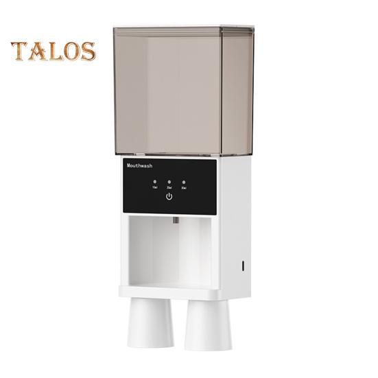 

Диспенсер для ополаскивателя для полости рта в ванной с 3 регулируемыми уровнями дозирования Большая емкость Простая установка Автоматический диспенсер для ополаскивателя для полости рта A