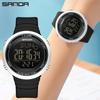 SANDA Top Brand New Student Luxury Electronic Watch Sports Multifunctional 50M Waterproof LED Countdown Men's Electronic Watch