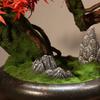 Simulation Green Plants Welcoming Pine Bonsai Planting Corners and Ornaments Living Room Decorations Zen Micro Landscape