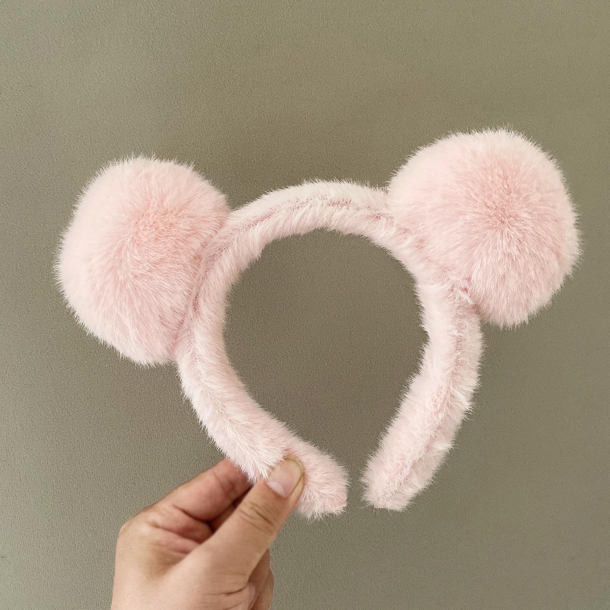 

2025 Multi-color Kitty Bow Headband: Cute Cartoon Plush for Women