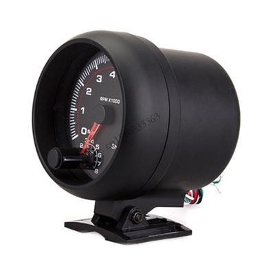 090E Tachymètre Électrique 3,75 pouces Jauge Automobile pour Véhicules à Essence 4/6/8 Cylindres Jauge RPM Tachymètres de Remplacement