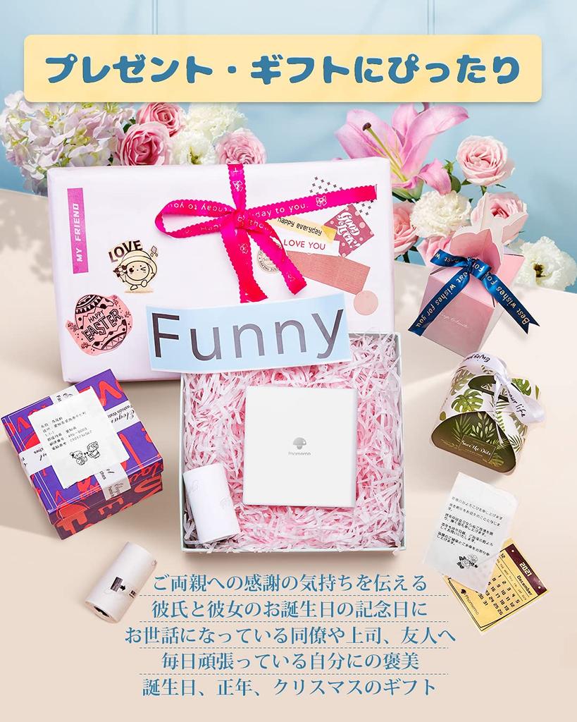 Phomemo M02 Mini Kompatibel mit Thermischem Mobilfoto Tragbarer Thermischer Taschen-Memo-Haftnotiz-Aufkleber 203DPI Bluetooth Für Arbeit Arbeit von Zuhause