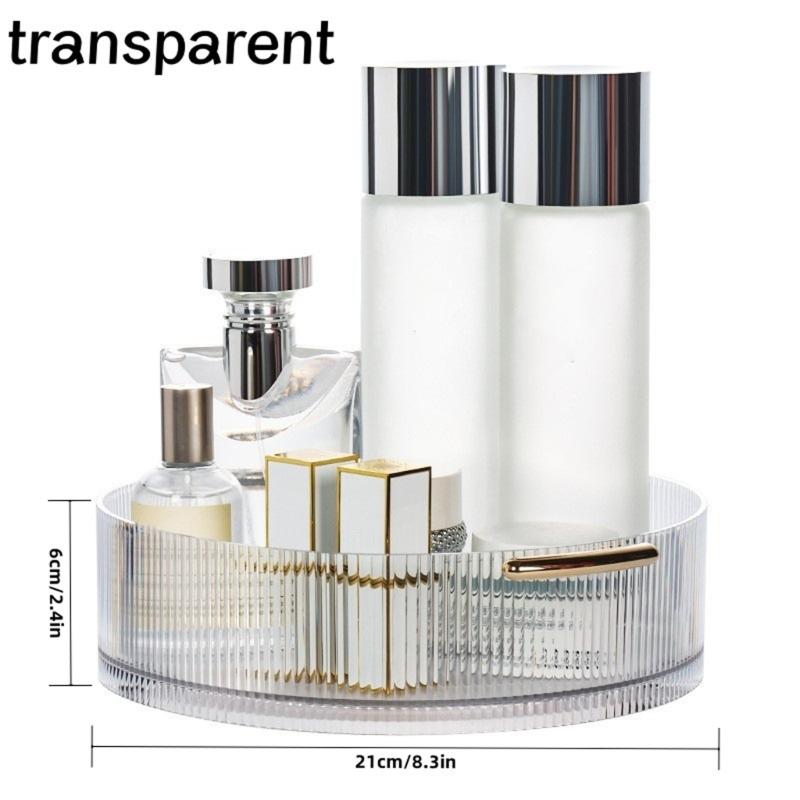 Rotating 360 Degree Cosmetics Organizers For Efficient Storage Of Makeup Perfumes And Jewelry