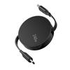 USB Type C Retractable Charging Cable 240W Fast Speed Data Sync Wire Power Cord with Wide Compatibility