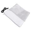 Electric Foot Warmer Grey USB Fast Heating Flannel Electric Feet Heating Pad for Home Travel