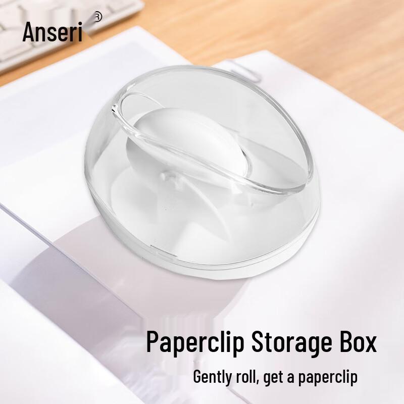 Anshairui Magnetic Rolling Paperclip Dispenser