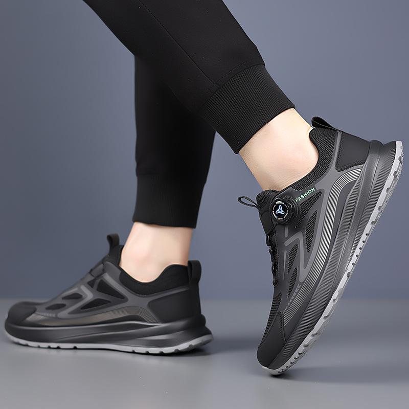 Summer New Trend Versatile Personalized Fashion Men's Shoes Platform Heightening Sports and Leisure Shoes Outdoor Fashion Single Shoes