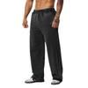 Men’s Wide-leg, Casual, Breathable, Loose-fitting, Straight-leg Fitness Trousers