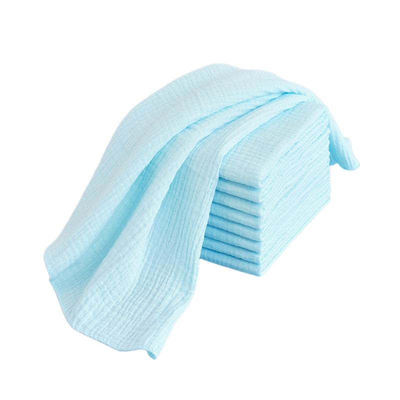5 st/parti 100% Bomull Baby Gasbinda Blöjor För Nyfödd Baby Blöjbyte 45*43cm Tvättbara Mjuka Babyhanddukar