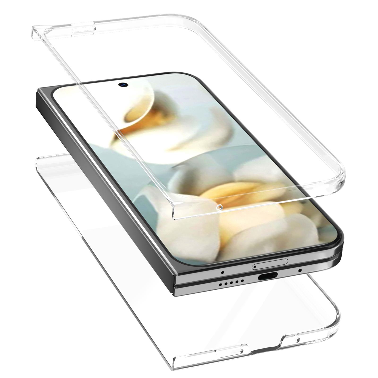 

For Google Pixel 10 Pro Fold Clear Case Anti-Drop Hard PC Phone Cover Type A