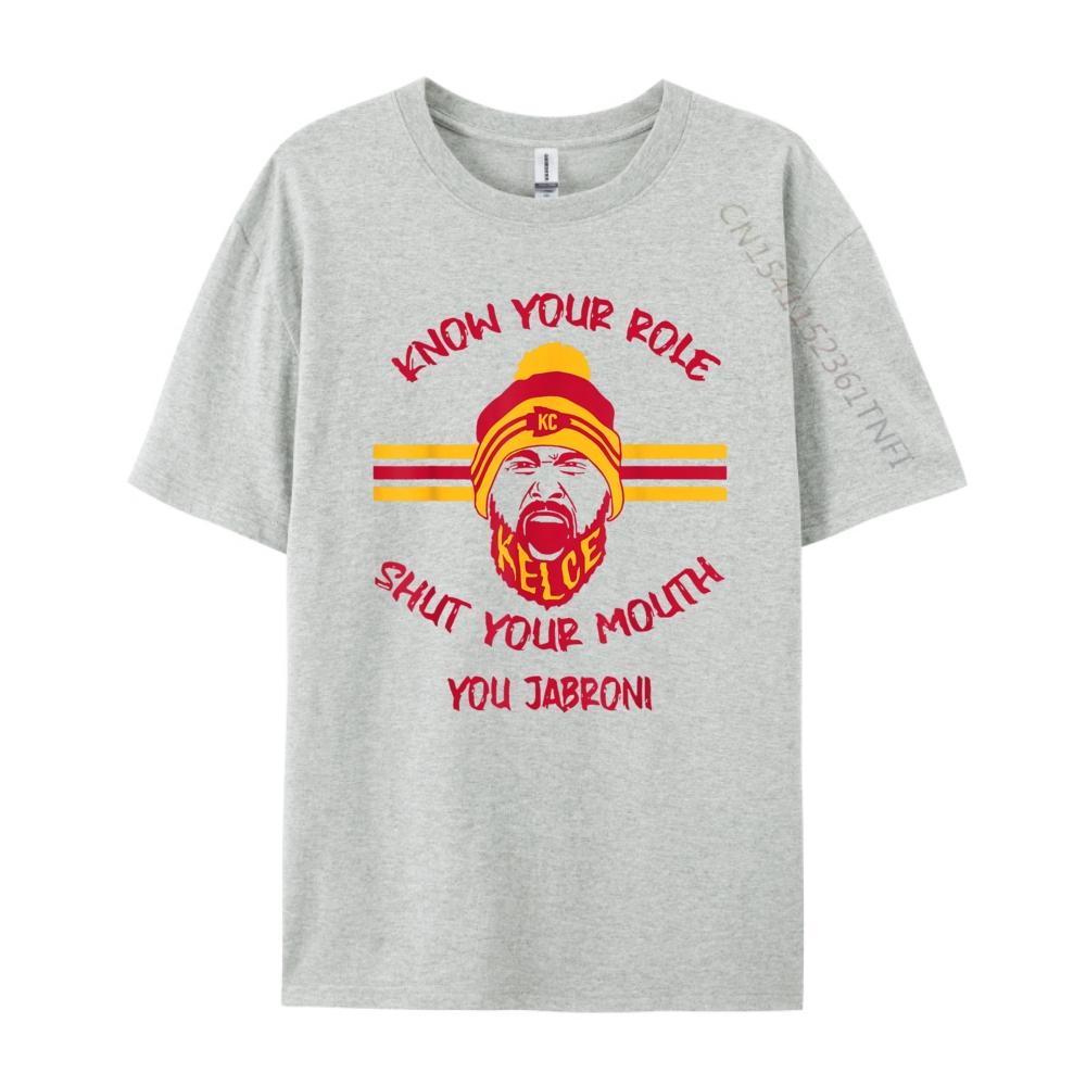 Know Your Role Shut Your Mouth Grey Shirt Graphic Tee Funny T Shirts Graphic T Shirts 100 Cotton Clothes Camisa Creative