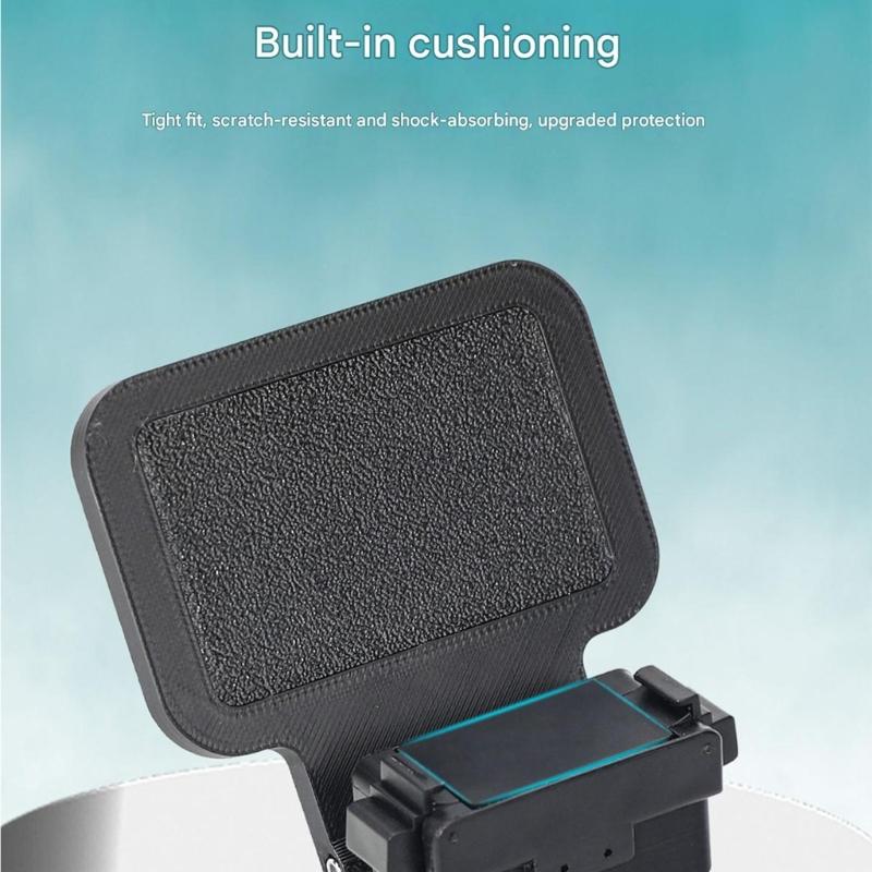 Regulowany, obracany o 360 stopni magnetyczny uchwyt do kamer sportowych, oferujący bezpieczne mocowanie i lekką konstrukcję