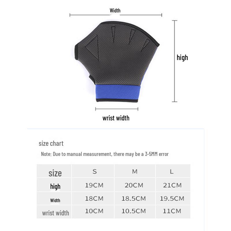 Diving Gloves & Swim Paddles - Duck Feet Hand Webs for Adults & Kids